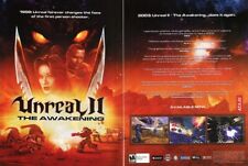 Unreal 2 PC II The Awakening Original 2004 Ad Authentic FPS Video Game Promo v2 picture