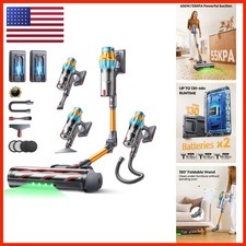SMOTURE VAC06 Cordless Stick Vacuum 650W 55Kpa 2 Batteries 130Min LED Display picture