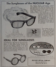 Vintage Ad Nuclear Sunglasses Ugly Veins Breast Surgery United Nation Coffee Mug picture