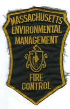 State of MA Massachusetts Environmental Management Fire Control patch - NEW picture