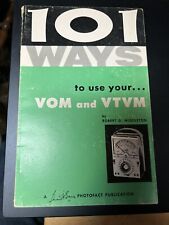 101 Ways to use VOM & VTVM, 1959 picture