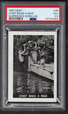 1967 LEAF CHIEF BAGS A NAZI PSA 3.5 VG+ Garrison's Gorillas CULT TV CLASSIC picture