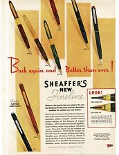 1945 Scheaffer Fineline Mechanical Pencils limited quantities until WWII over Ad picture