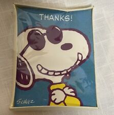 VTG Snoopy Thank You Cards Joe Cool Thanks Hallmark UFS 1971 picture