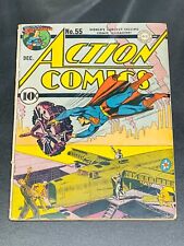 RARE GOLDEN AGE SUPERMAN Action Comics #55 1942 COMPLETE  picture