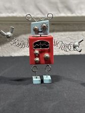 Robot Men Figures Metal Folk Art Handmade Artist Artisan Outsider picture