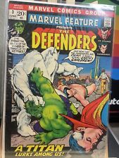 Marvel Feature #3 VF- 7.5 3rd Appearance Defenders Marvel 1972 picture