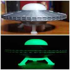 Alien Spacecraft Flying Saucer Area 51 Glow in the Dark Green picture