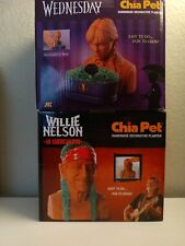 Chia Pet Planter - Willie Nelson And Wednesday - Great Deal picture