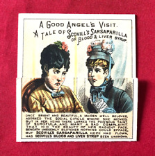 Fold Out Victorian Trade Card- Scovill's Sarsaparilla and Stillingia picture
