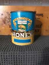 vintage MANITOBA honey tin, nice and clean picture