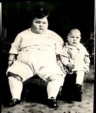 LG914 1923 Original Photo FREDDIE BATHMAN MORBIDLY OBESE AMERICAN TODDLER FAT picture