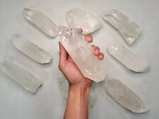 JUMBO QUARTZ CRYSTAL SPECIMENS RAW CLEAR QUARTZ POINTS FOR DISPLAY HEALING GIFT picture