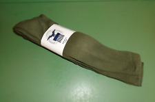 3 Pairs of USGI OD Green Cushioned Cotton Blend Combat Boot Socks Large 12-13 picture