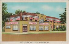 Postcard Jefferson Hotel Modern Coffee Shop Louisville GA Georgia  picture