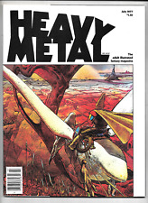 Heavy Metal Magazine #4 July 1977 VTG Newsstand Edition +Card Arzach Moebius VF+ picture