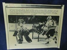 1987 NHL Peter Stastny Mike Liut Nodiques/Whalers Vintage Wire Press Photo picture