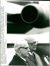 Willi Stoph and Finland's President Urho Kekkonen - Vintage Photograph 2415239 picture