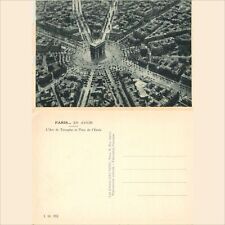 VTG Postcard PARIS... EN AVION L'Arc de Triomphe et Place de l'Etoile Les Editio picture