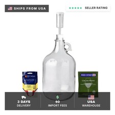 FastRack - Shepherd Made Mead Making Kit - 1 Gallon Jug Fermentation Set with Cl picture