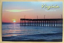  Postcard VA: Fishing Pier. Virginia Beach. Virginia. picture