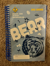 Bear Cub Scout Handbook 3rd Grade Spiral Bound Book, Boy Scouts, 2024 picture