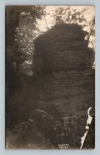 RPPC Panama NY, Panama Rocks, New York Real Photo Vintage Postcard picture