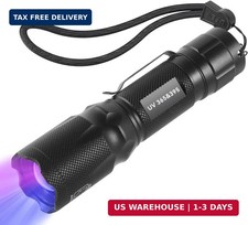 UV 365nm 395nm Blacklight Flashlight for UV Glue Curing Rocks & Minerals picture