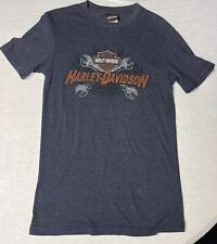 2012 Cayman Islands Harley Davidson Ladies T-shirt Graphic Both Sides Sz Small picture