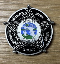 Hillsborough County (Fl) Sheriff SWAT Challenge Coin  Pewter picture
