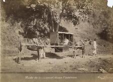 c. 1880's Mode de Transport Dans l'Interieu, Rio de Janiero Photo by Marc Ferrez picture