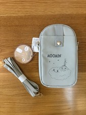 Moomin Smartphone Shoulder Bag with Pocket and Long Strap New from Japan picture