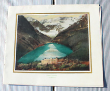 1934 CHATEAU LAKE LOUISE DINNER MENU CANADIAN PACIFIC HOTEL Vintage Photo Art picture
