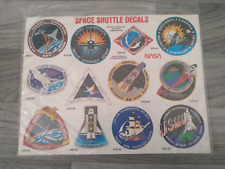 Vintage Stickers 80-90s Space Shuttle Decals SEALED NEW picture