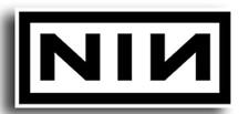 Nine Inch Nails NIN Logo  Logo Sticker / Vinyl Decal  | 10 Sizes with TRACKING picture