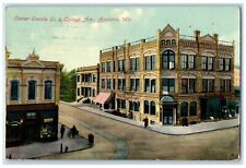 1910 Corner Oneida Street & College Avenue Building Appleton Wisconsin Postcard picture