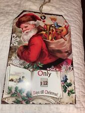 Vintage Countdown To Christmas Sign picture