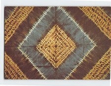Postcard Field Museum of Natural History Tie Dyed Cloth Seti Design African Art picture