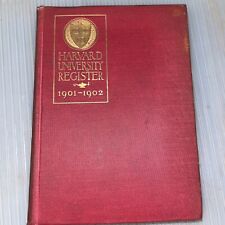 Antique Harvard University Register 1901-1902 Sports Fraternities Law Review Ads picture