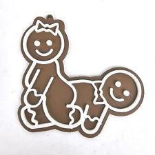 Naughty Gingerbread Cookie Christmas Ornament Adult Sexual Funny Reverse Cowgirl picture