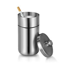 Car Ashtray with Lid Stainless Steel Cigarette Ashtrays for Auto Cup Holder Wind picture