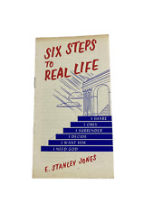 Vintage Six Steps to Real Life Vintage Ephemera Pamphlet Brochure Religious picture