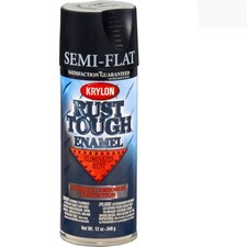 12oz Aerosol Krylon Black Spray Paint - Semi-Flat Finish for Outdoors & Plastics picture