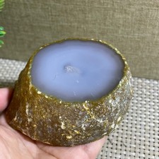 395g  Sea Hydrogen Agate ~ Free-mo~ Free-moving bubbles inside the cavity picture