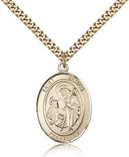 Saint James The Greater Medal For Men - Gold Filled Necklace On 24 Chain - 3... picture