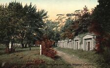 Vintage Postcard 1910's Longfellow Family Tomb Western Cemetery Portland Maine picture