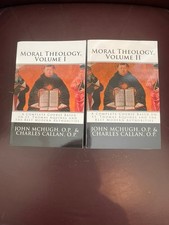 Moral Theology McHugh Callan Vols 1-2 Complete Thomistic Catholic Set New picture
