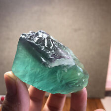 177g Natural Green Fluorite Crystal Rough original uncut specimens 60mm A1220 picture