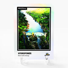 HYDROPOWER Renewable Energy Dam Photo Card 2023 GleeBeeCo Holo History #HRNA picture