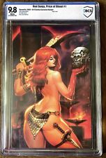 Red Sonja The Price of Blood #1 - CBCS  9.8 Virgin Variant - Ltd 500 w/ COA picture